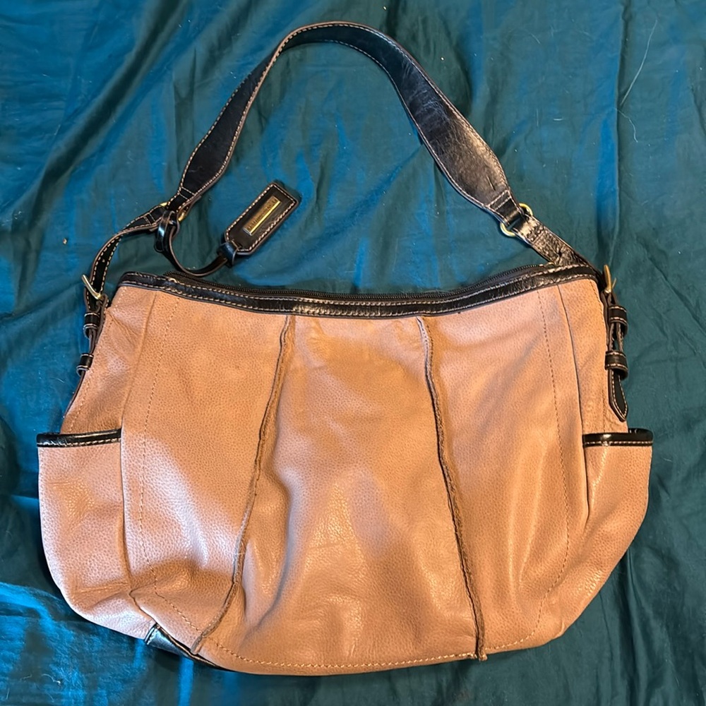 Tignanello buckskin hobo purse in excellent condition.